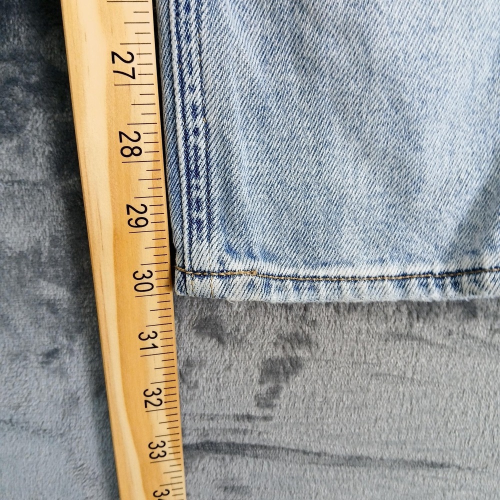 American‎ Eagle Outfitters Jeans Womens 4 Long Light Wash Mom Jean High Rise - Picture 5 of 11